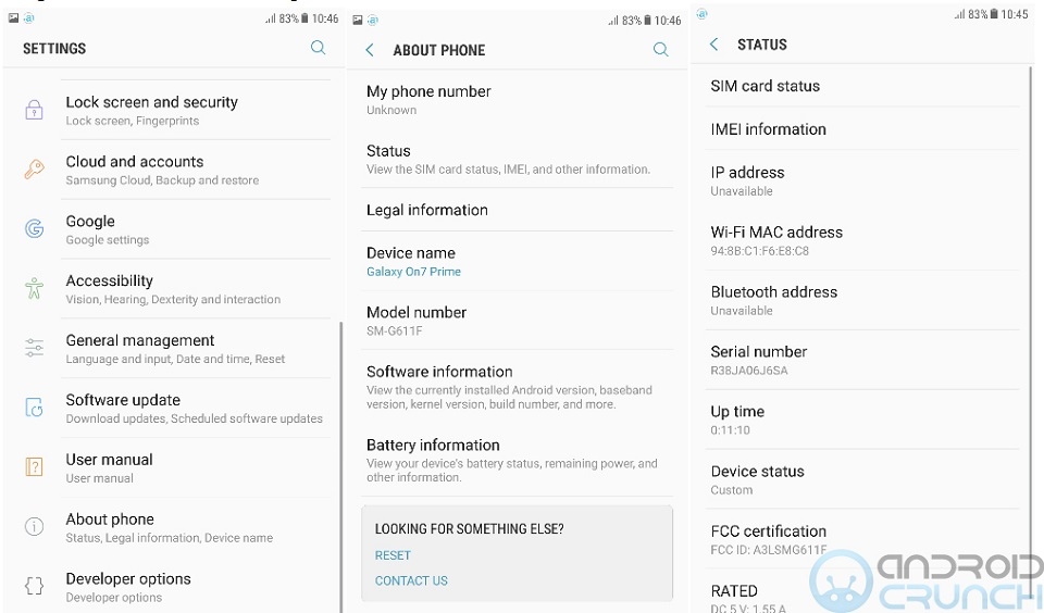 Galaxy On7 Prime đạt chứng nhận FCC Galaxy On7 Prime (2018) đạt chứng nhận FCC