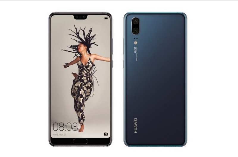 Hình ảnh Huawei P20 phiên bản màu xanh dương