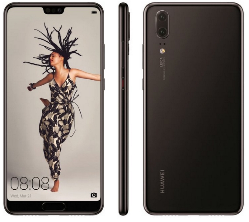 Hình ảnh Huawei P20 phiên bản màu đen