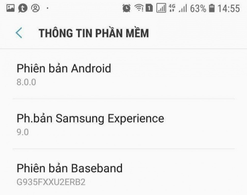 Bản cập nhật Android 8 Oreo dành cho Galaxy S7 Edge có dung lượng khoảng 1.4 GB Bản cập nhật Android 8 Oreo dành cho Galaxy S7 Edge có dung lượng khoảng 1.4 GB