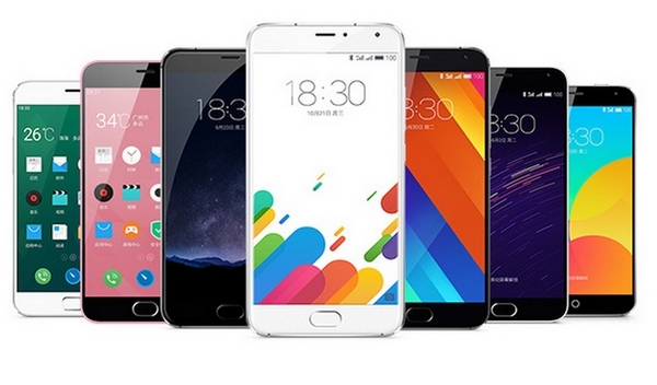 Ảnh minh họa dòng điện thoại Meizu MX
