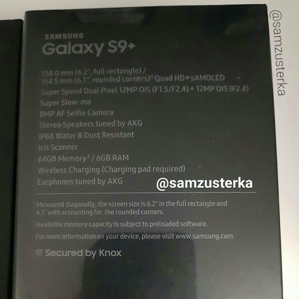 Vỏ hộp đựng mặt trước Galaxy S9+ Vỏ hộp đựng mặt trước Galaxy S9+