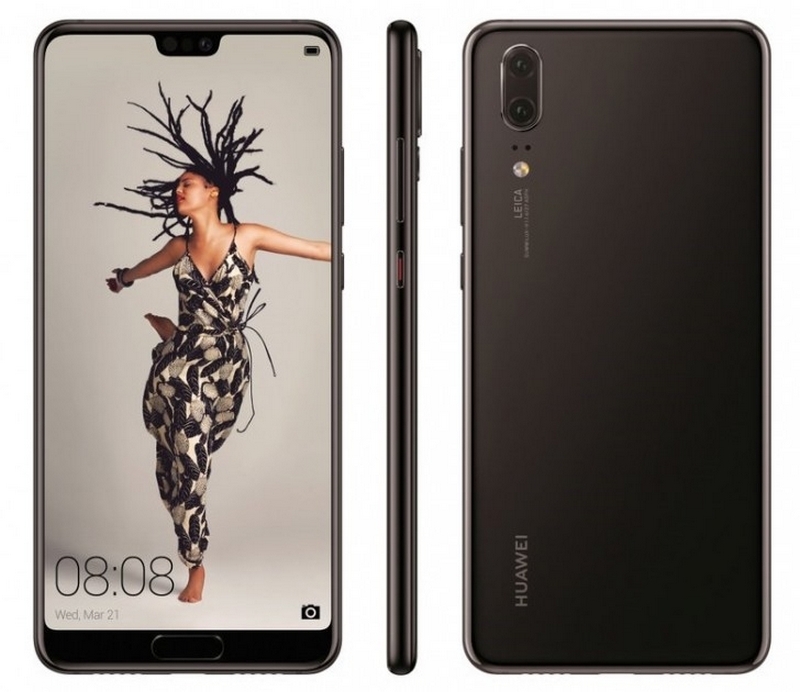 Hình ảnh Render Huawei P20