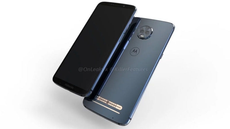 Hình ảnh render Moto Z3 Play