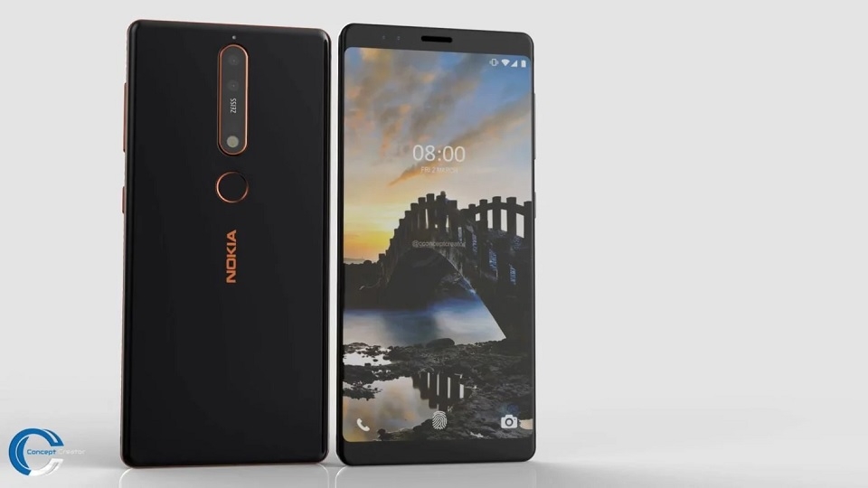 Bản concept Nokia 8 Sirocco Bản concept Nokia 8 Sirocco