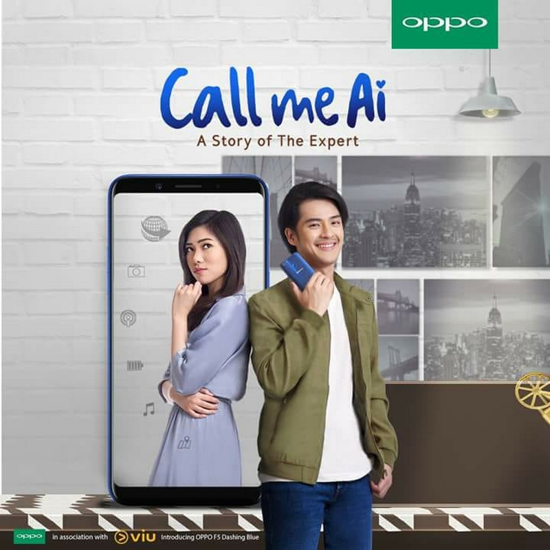 OPPO F5 Dashing Blue OPPO F5 Dashing Blue