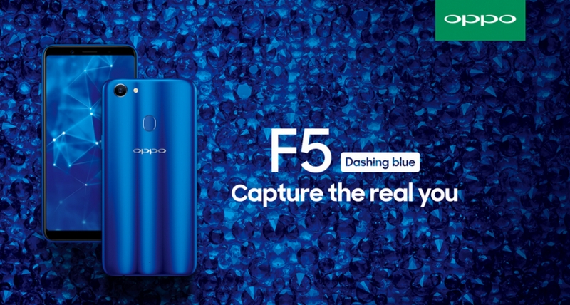 OPPO F5 Dashing Blue OPPO F5 Dashing Blue