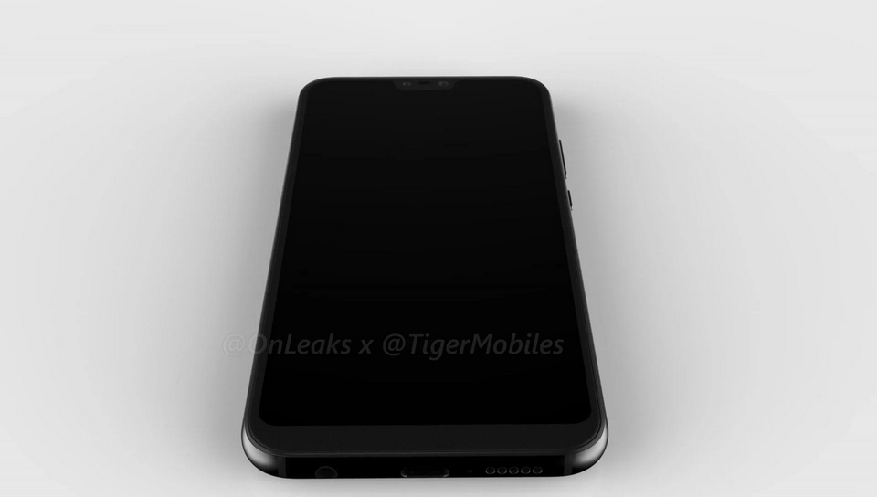 Hình ảnh Render 3D của Huawei P20 Lite