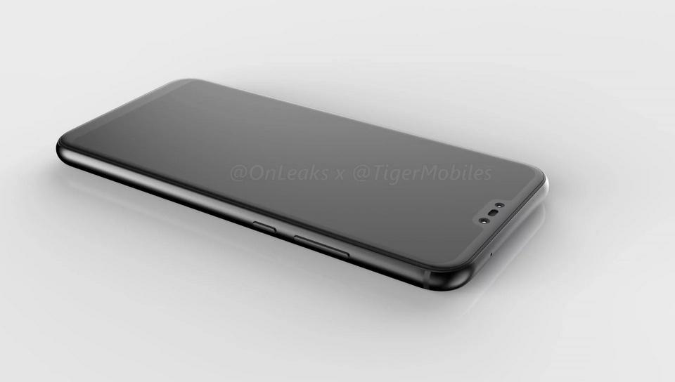 Hình ảnh Render 3D của Huawei P20 Lite