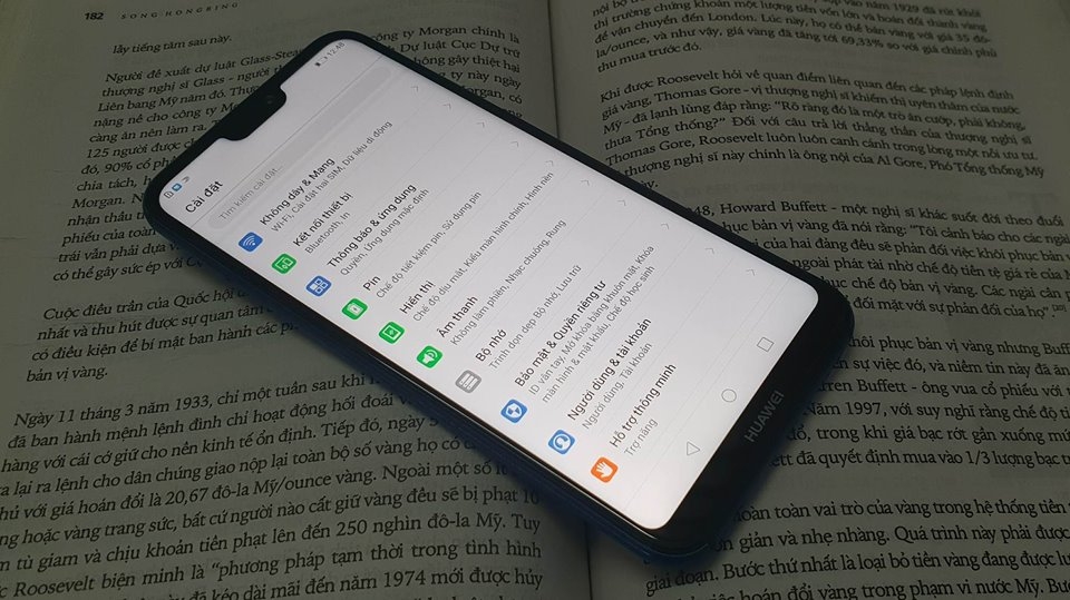 Huawei Nova 3e đã xuất hiện trên tay một người dùng tại Việt Nam