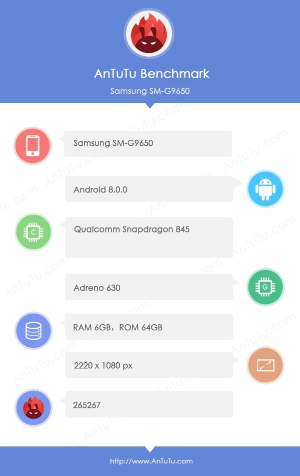 Galaxy S9+ xuất hiện trên Antutu