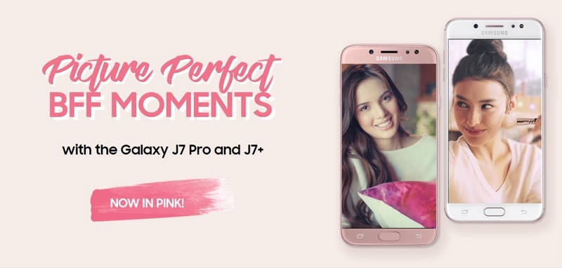 Galaxy J7 Pro và J7+ hồng nữ tính ra mắt