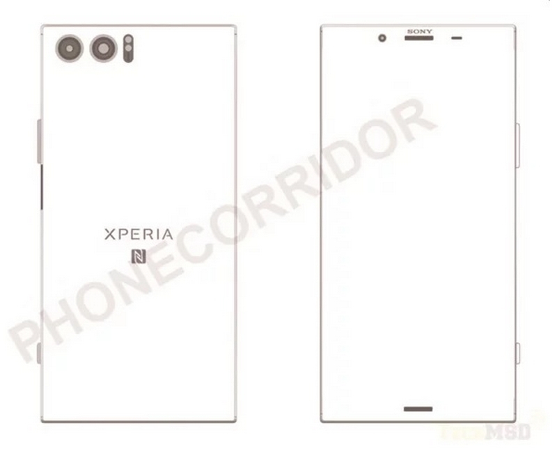 Hình ảnh render phác họa thiết kế của Sony Xperia XZ2 Hình ảnh render phác họa thiết kế của Sony Xperia XZ2