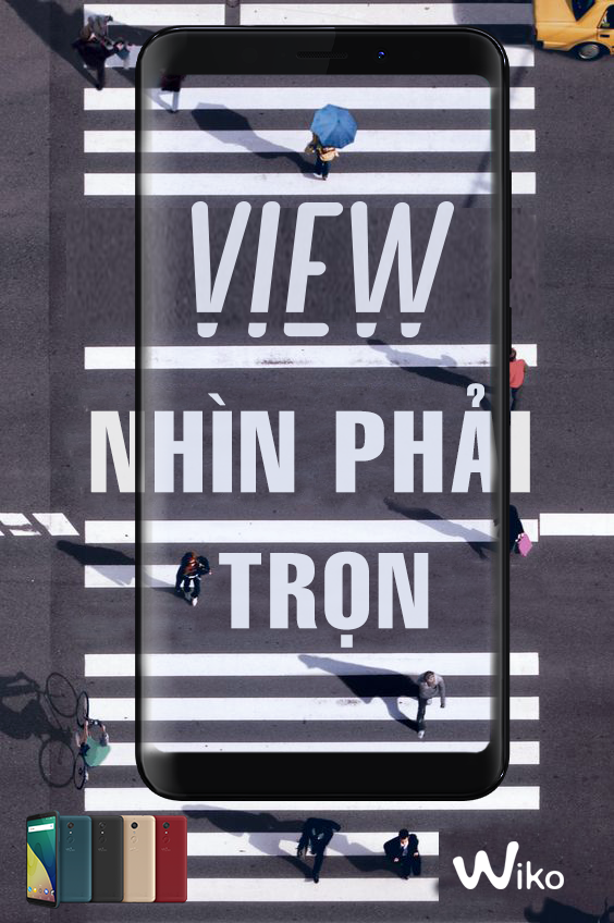 Thiết kế màn hình tỉ lệ 18:9 FullView của Wiko View Prime
