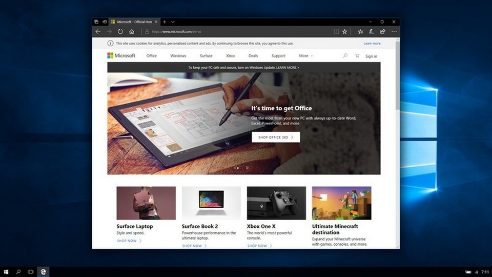 Windows Polaris với trải nghiệm nhắm đến những người dùng làm việc trên trình duyệt web.