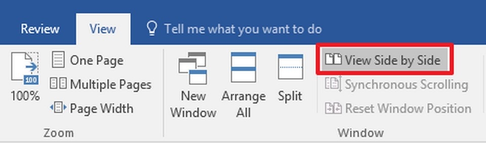 Sử dụng chức năng xem tài liệu song song để xem cùng lúc nhiều tài liệu.