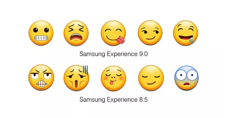 Bộ biểu tượng Emoji mới của Samsung được làm dễ thương và ngộ nghĩnh hơn.