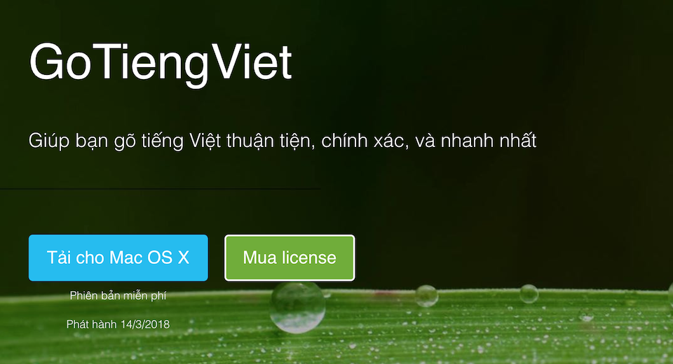 Người dùng có thể sử dụng công cụ GoTiengViet để khắc phục lỗi này.