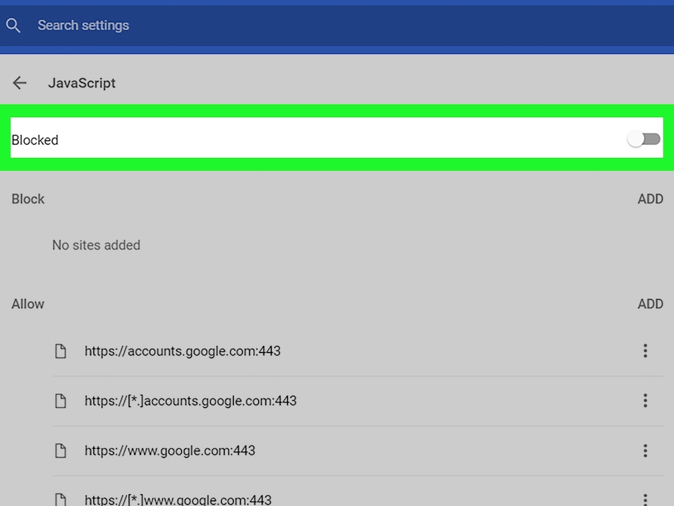 Cách phòng chống mã độc đào tiền ảo hiệu quả Bạn có thể tắt Javascript của trình duyệt để đảm bảo mã độc không thể hoạt động trên Web.