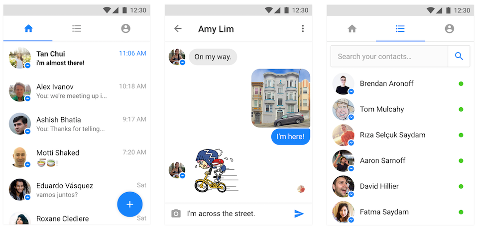 Ứng dụng Messenger Lite.