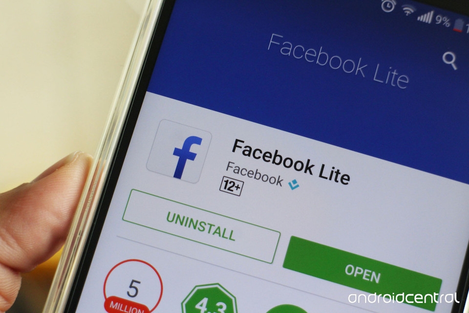 Ứng dụng Facebook Lite.
