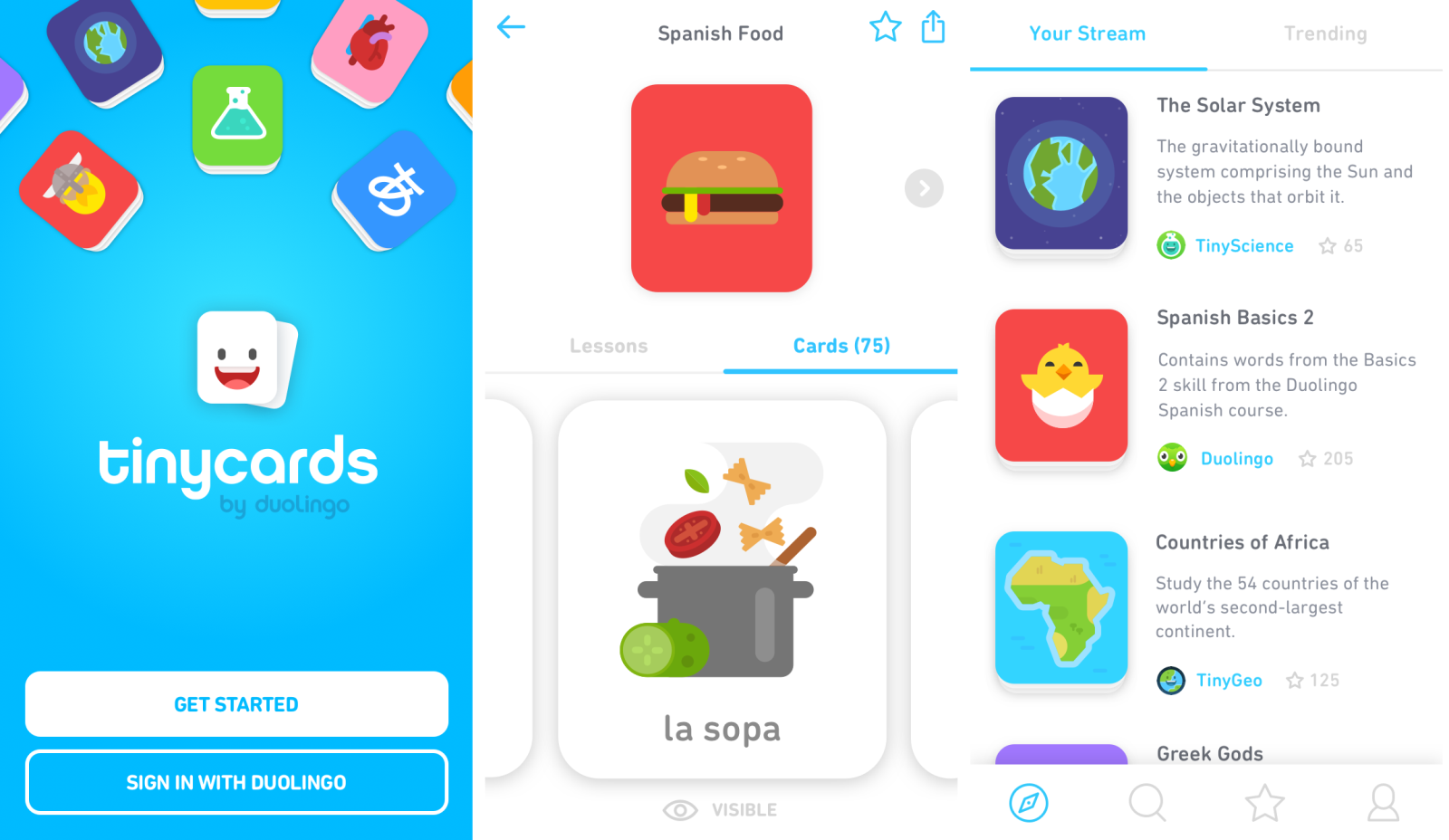 Ứng dụng Tinycards