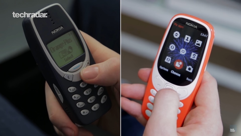 Trên tay Nokia 3310 17 năm tuổi So sánh giữa Nokia 3310 mới và Nokia 3310 17 năm tuổi