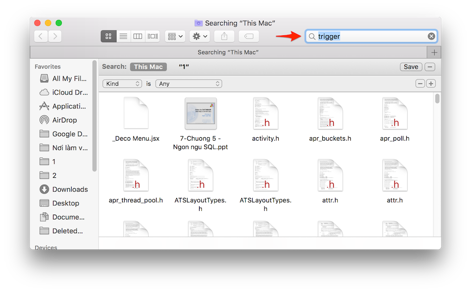 7 mẹo nhỏ thao tác với tập tin trên macOS Tìm kiếm trong Finder