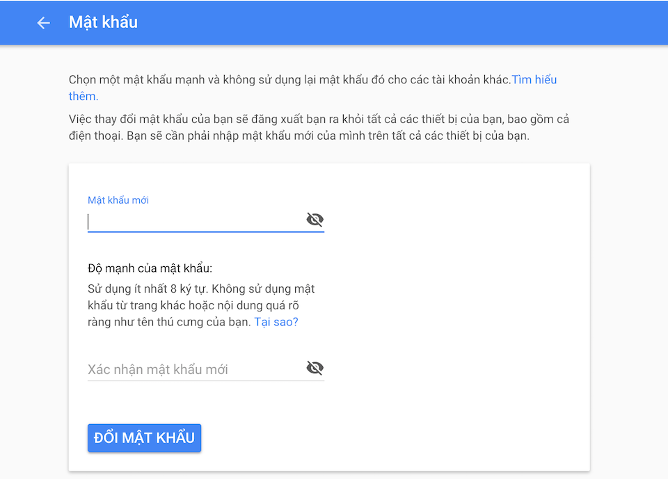 5 điều giúp bảo vệ thông tin cá nhân trên email Đổi mật khẩu email và các tài khoản liên quan
