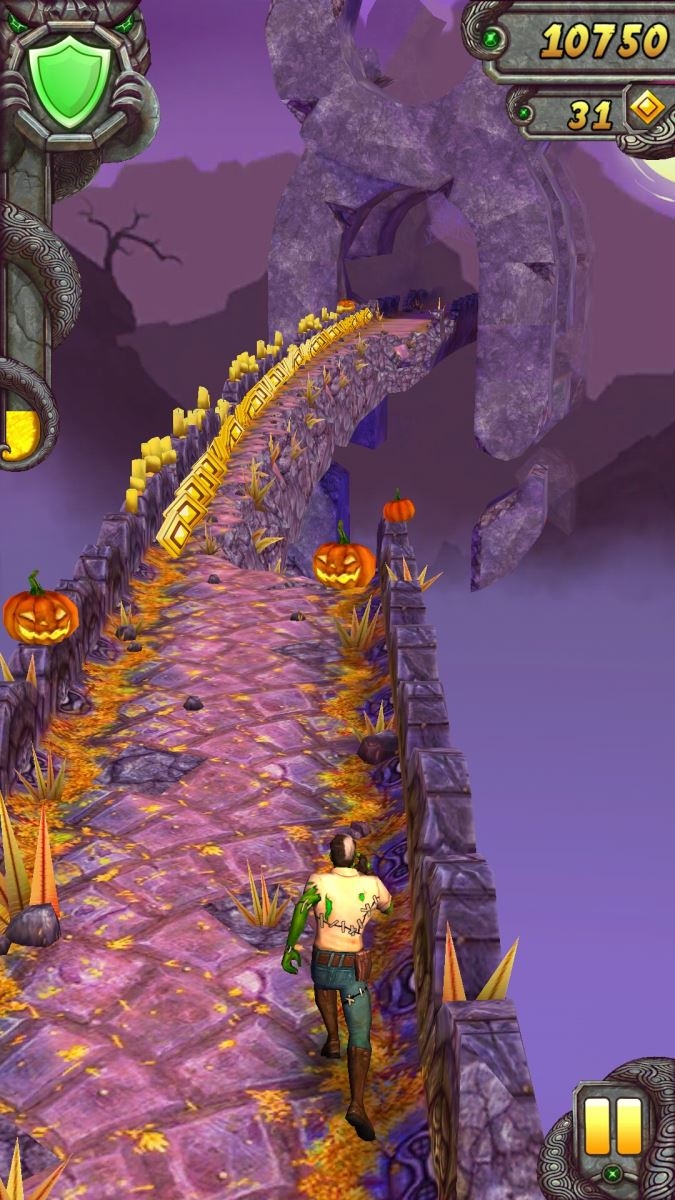 Trò chơi Temple Run 2 cũng chạy trơn tru trên U20