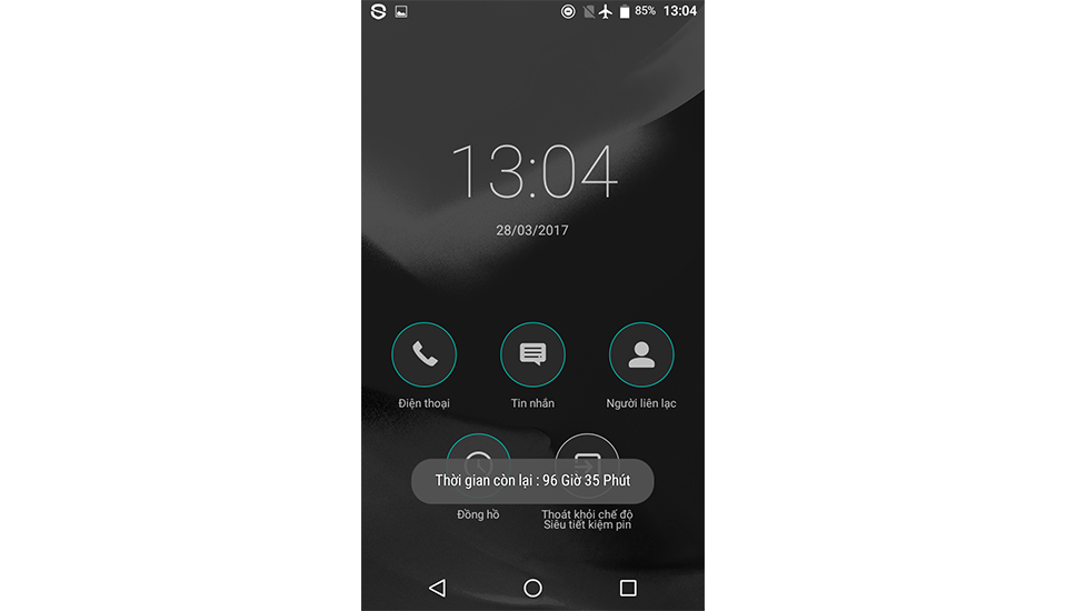 Chế độ tiết kiệm pin Eco