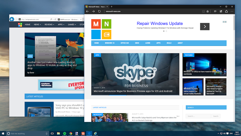 Trình duyệt Microsoft Edge
