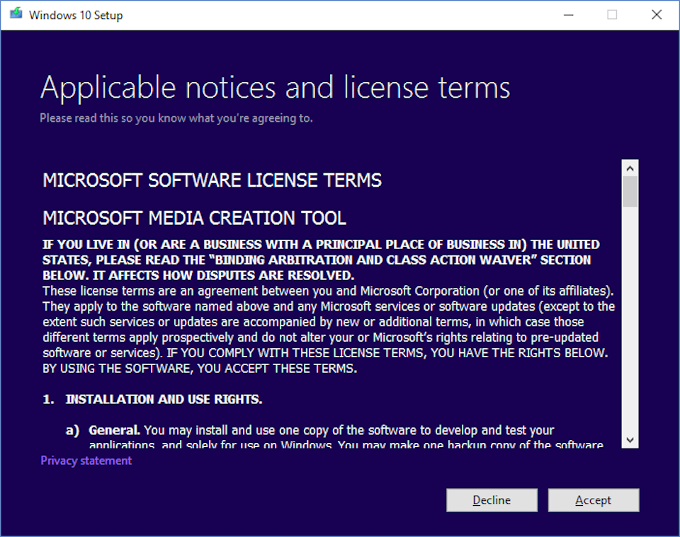 Cài ứng dụng, chọn Accept