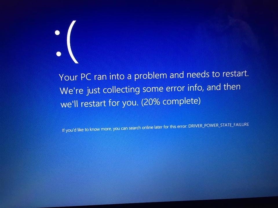 Lỗi màn hình xanh