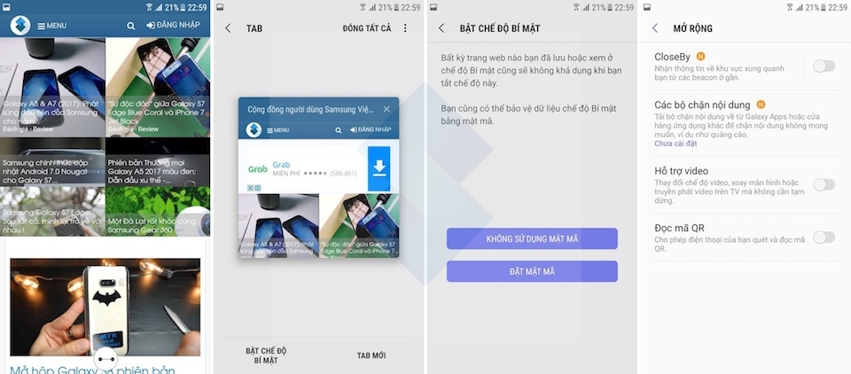 Trình duyệt Samsung Internet (beta)