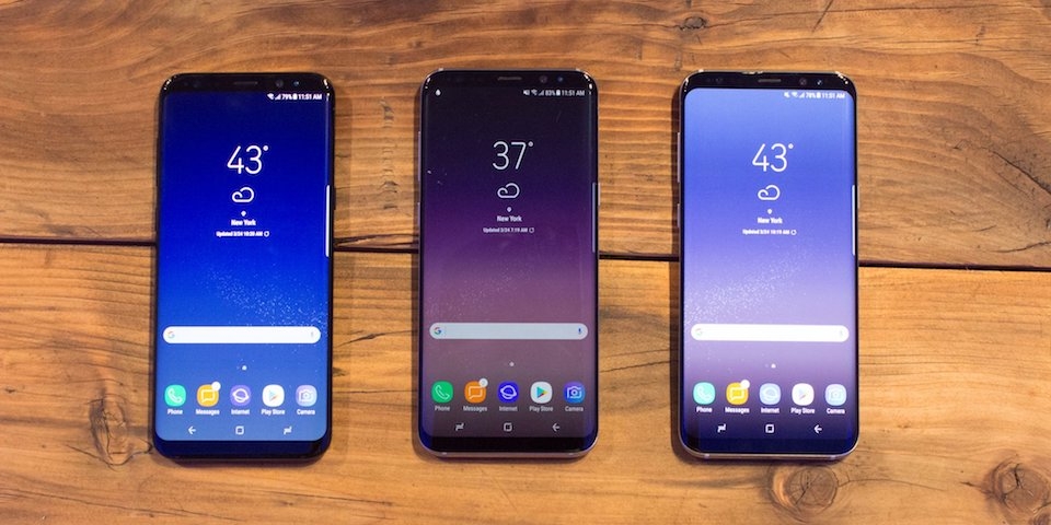 Samsung tiếp tục dẫn đầu thị trường smartphone Samsung Galaxy S8