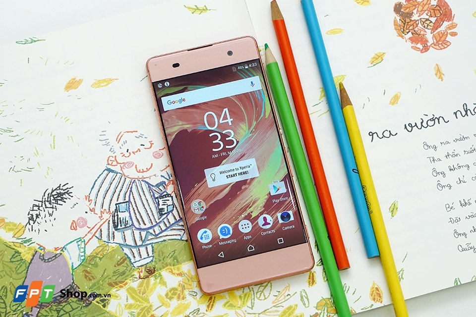 Sony Xperia XA có thiết kế vô cùng