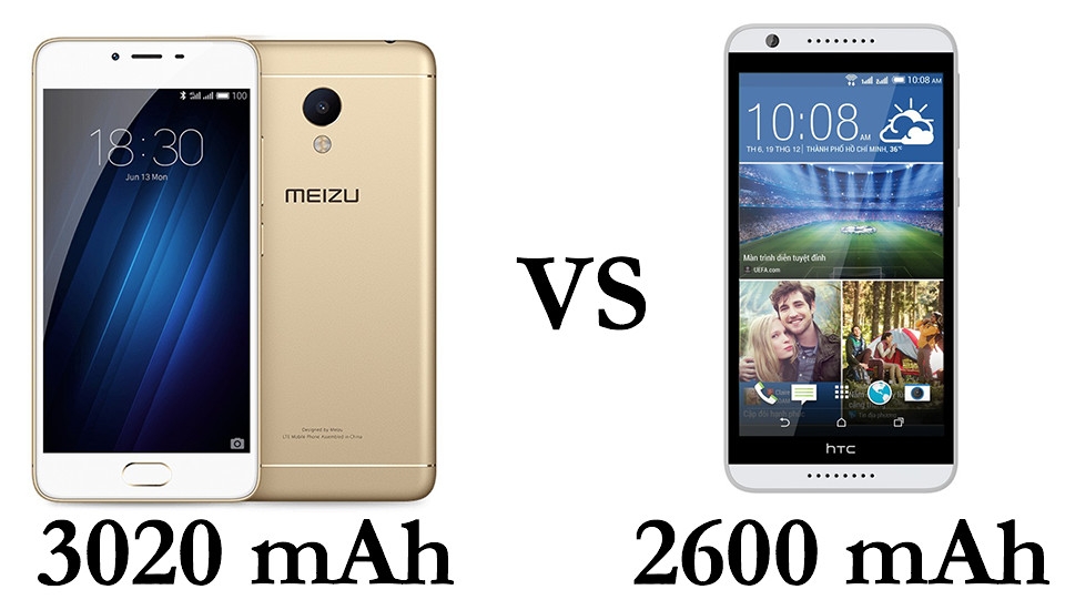 So sánh thời lượng pin của Meizu M3s và HTC Desire 820G Plus So sánh thời lượng pin của Meizu M3s và HTC Desire 820G Plus