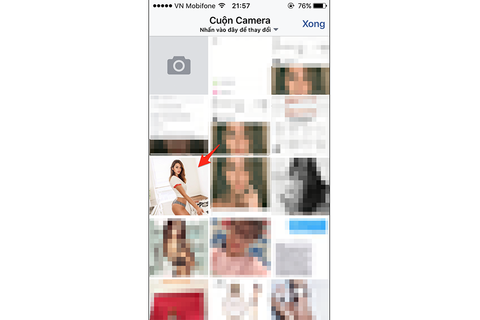 Bạn sẽ tiến hành chọn hình muốn thay đổi