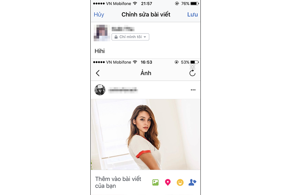 Nhấn nút lưu để hoàn tất quá trình thay đổi ảnh