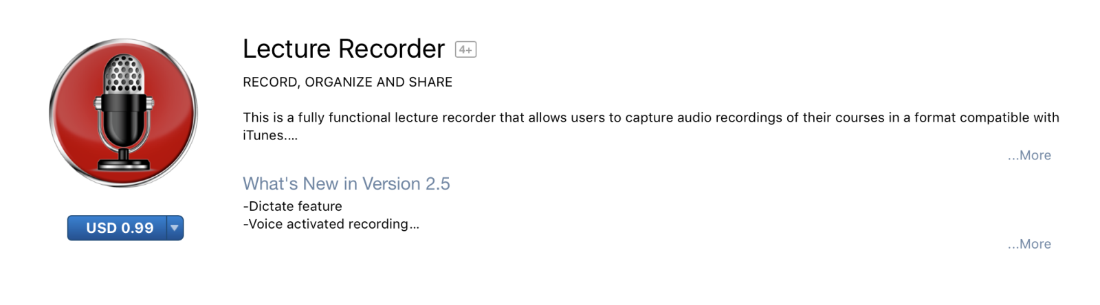 Ứng dụng Lecture Recorder