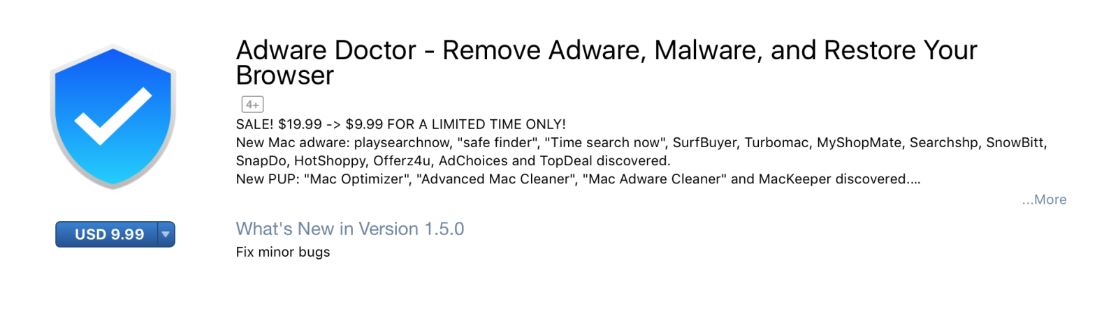 Ứng dụng Adware Doctor