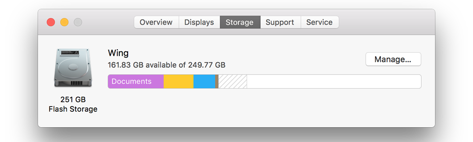 Tăng dung lượng trống cho máy Macbook