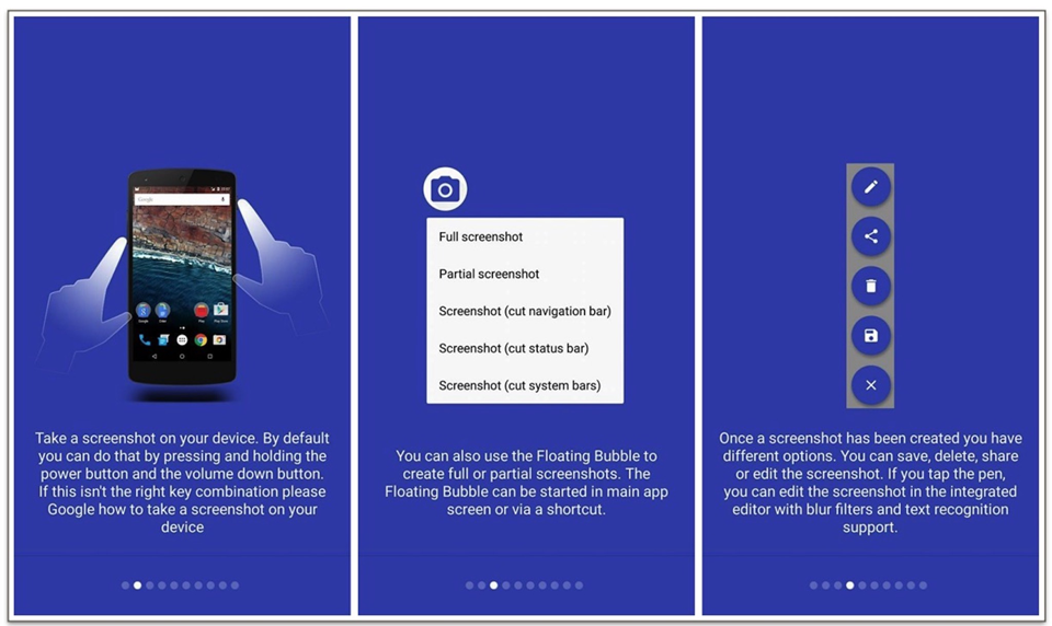 Cách chụp một phần màn hình trên Android Người dùng có thể đọc sơ qua các hướng dẫn