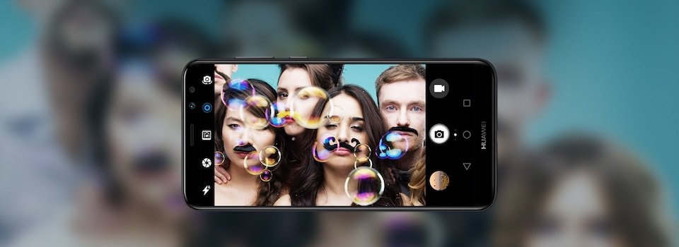 Cận cảnh giao diện camera của Nova 2i.