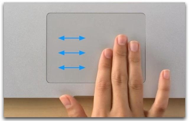 Các thao tác Touchpad trên Macbook – Di chuyển cửa sổ trình duyệt/ứng dụng