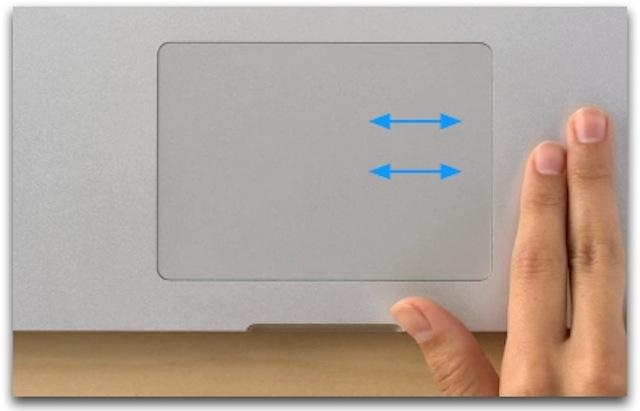 Các thao tác Touchpad trên Macbook – Mở thanh thông báo Notification Center