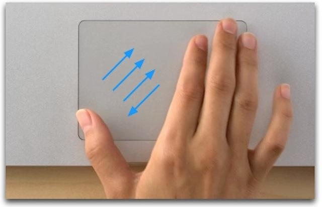 Các thao tác Touchpad trên Macbook – Tạm ẩn các cửa sổ chương trình đang hiển thị