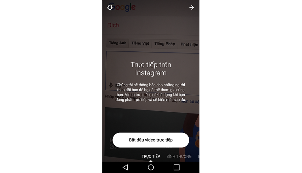 Hướng dẫn sử dụng tính năng Live Stream trên Instagram Nhấn