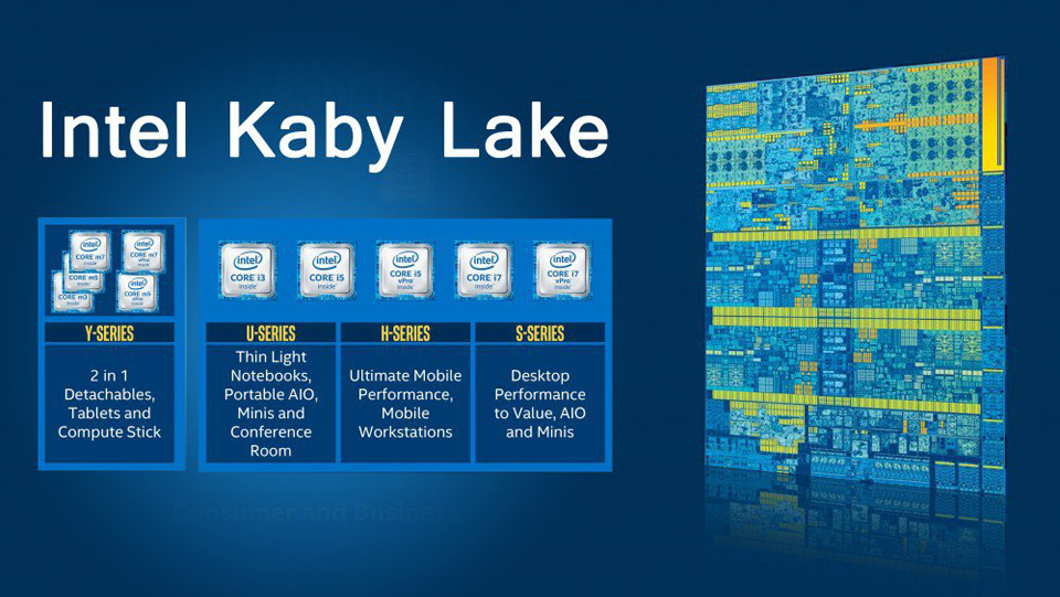 Kaby Lake có hiệu năng mạnh hơn đáng kể so với thế hệ trước